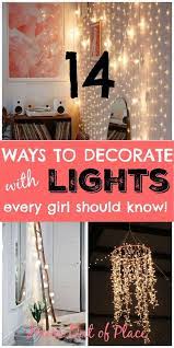 16 Ways To Light Up Your Life Fairy Lights Bedroom Wall Lights Bedroom Fairy Lights Decor