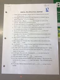 America The Story Of Us Heartland Quiz Page 1 American Presidents My First Year Story