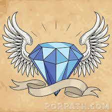 How To Draw A Diamond Tattoo Pop Path Diamond Tattoos Diamond Tattoo Designs Diamond Drawing