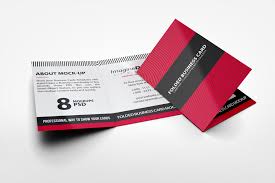 Folded business cards now make folded your own business cards! Folded Business Card Mockup V2 On Behance