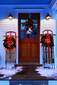 Once the paint is dry, remove the tape and voila! 52 Christmas Door Decorating Ideas Best Decorations For Your Front Door