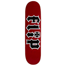 Flip Team Hkd Skateboard Deck Red 7 75 Skateboard Decks Skateboard Deck