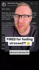 If you're feeling stressed at work, you need to keep that to yourself. Many  managers see stress as a”weakness.” . We KNOW that's incorrect, but the  stigma remains. . And it's LEGAL
