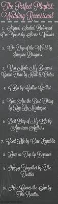 10 Songs For Your Wedding Recessional I Love All Of These Fun Upbeat Songs To Play For My Recess In 2020 Wedding Ceremony Songs Wedding Songs Reception Wedding Songs