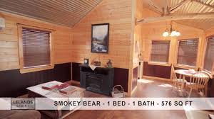 Nestled in a forested setting. Leland S Cabins Smokey Bear Cabin Facebook