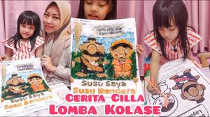 15 january 2018 / rara cellina. Lomba Kolase Anak Tk Susu Bendera Membuat Gambar Kolase Bahan Alami Biji Bijian Kulit Telur Daun Youtube