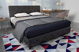 Browse a variety of modern furniture, housewares and decor. Amazon Com Dhp Dakota Upholstered Faux Leather Platform Bed With Wooden Slat Support And Tufted Headboard And Footboard Queen Size Black Furniture Decor