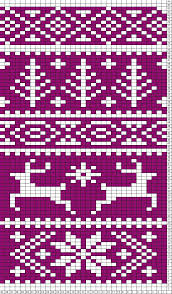 tricksy knitter charts fair isle reindeer pattern 63801