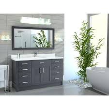 pepper gray single sink bathroom vanity
