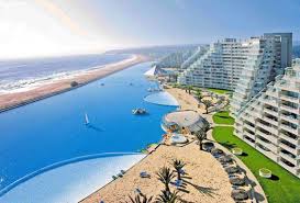 The World S Largest Swimming Pool The World S Largest Swimming Pool The Lagoon In San Alfonso Del Mar Reso Amazing Swimming Pools Big Swimming Pools Big Pools