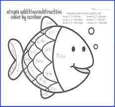 Explore our selection of pdf printable coloring pages for children of all ages. Coloring Math Worksheets 1st Grade Theme Library
