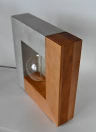 50 50 Concrete Wood Large Table Lamp Table Lamp Wood Concrete Wood Large Table Lamps