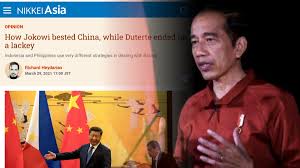 Aku dan mamaku bagai pinang di belah dua. Kecerdikan Jokowi Mampu Mempermainkan China Ketika Duterte Bersikap Naif