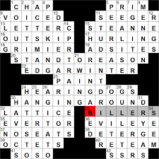 You may leave fields blank for less than 20. Rex Parker Does The Nyt Crossword Puzzle June 2013