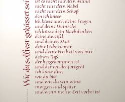 Zu eurem heutigen freudenfest wünschen wir euch alles liebe und gute! Kalligrafie Propfe Gedicht Zur Hochzeit Von Erich Fried Kalligrafie Propfe