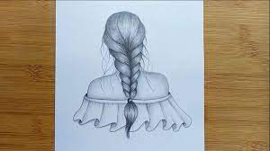 How to draw a plait braid hair drawing tutorial step by step. How To Draw A Girl With Braid Hair A Plait Braid Hair Drawing Tutorial Step By Step Youtube