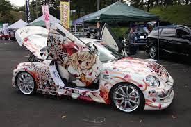 pin de ピー太朗 en the crazy japanese trend of decorating one s car autos coches anime