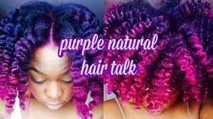 No acid dyes mean it's less likely to bleed out on your clothing and pillowcases. Natural Hair Purple Hair Info Youtube