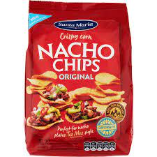 Top evenly with the shredded cheese. Nacho Chips