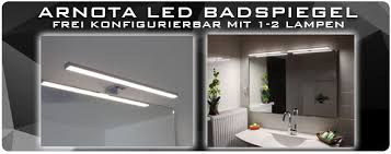 N newkoin dimmbar led spiegelleuchten, usb led makeup beleuchtung lampen schminktisch leuchten 10 dimmbare led badezimmer spiegel lampen für make up lichter (keine spiegel). Myspiegel De Badspiegel Mit Aufgesetzten Lampen