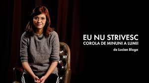 Întrucât poetul își exprimă în mod liber concepția literară, poemul eu nu strivesc corola de minuni a lumii este inclus în categoria artelor poetice. Eu Nu Strivesc Corola De Minuni A Lumii Lucian Blaga Ada GaleÈ™ Youtube