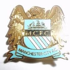 These badges are unlisted under mad city's page but remain on the website itself. New Eagle Crest Badge Manchester City Blue Banner Mcfc 20mm Manchester City Memorabilia