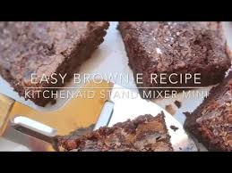 Free kitchenaid stand mixer recipes. Brownies Kitchenaid Stand Mixer Mini Youtube