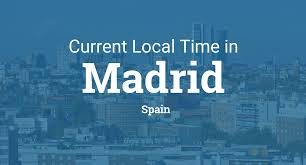 current local time in madrid spain