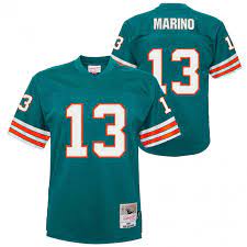 Durchsuchen sie miami dolphins trikots, hemden und dolphins kleidung. Dan Marino 13 Miami Dolphins 1984 Mitchell Ness Throwbacks Legacy Trikot