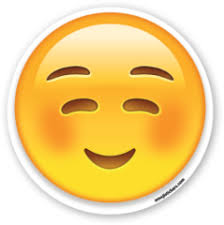 White Smiling Face Emojistickers Com Smile Face Emoji Stickers Emoji