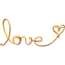 Colored Cursive Love Heart Wire Word Frame Ornament Love In Cursive Ornament Frame Cursive