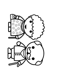 coloriage grand mere et pere images pour l ecoles education dessins les doodle fete des grands parents joyeux jour enseignants coloriages