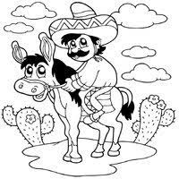 Its a time for music food and fun!!! Mexico Coloring Pages Surfnetkids
