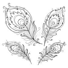 Dogs love to chew on bones, run and fetch balls, and find more time to play! Collection Of Abstract Peacock Feathers For Coloring Book Stock Vector Illustration Of Exotic Animal 75487901