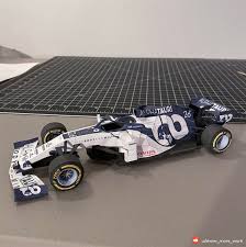 Minichamps daniil kvyat at01 1:43. Scuderia Alphatauri On Twitter So How S Everyone S Papercraft Attempts Going Redditor ð˜¶ ð˜´ð˜©ð˜°ð˜¸ ð˜®ð˜°ð˜³ð˜¦ ð˜¸ð˜°ð˜³ð˜¬ Has Absolutely Nailed The At01 Build Let Us Know How Yours Are Coming Along Https T Co Drq8iudkz2