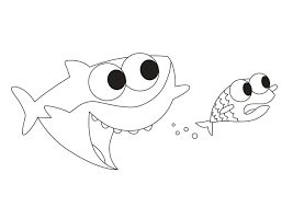 Go underwater with the shark family with this coloring page set for the super fun baby shark video. Baby Shark Coloring Pages 70 Images Free Printable