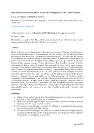 Using questionpro's customer satisfaction survey templates and survey questions, you can track and measure how satisfied your existing customers are with your business, brand, and customer initiatives. Pdf Stakeholder Perceptions Of Marine Plastic Waste Management In The United Kingdom