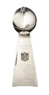 All seven pounds of tiffany's sterling silver ball will soon be in the hands of the winner. Lot Detail Jamal Lewis Personal Baltimore Ravens Super Bowl Xxxv Vince Lombardi Trophy Lewis Loa