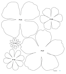 Download these free flower petal template shapes and create your own paper flowers. These Paper Flower Petal Templates Were Made Available For Kindle Readers