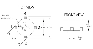 original new 100 ctx10 2p r patch 2 5a 10uh miniature coupled inductor common mode inductor filter choke