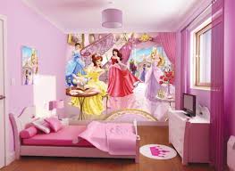 Vector pink unicorn room art. Stylish Girls Pink Bedrooms Ideas