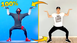 Our fortnite dances list contains each and every emote that has been added to the battle royale! Fortnite Dances In Real Life But They Are 100 In Sync Best Fortnite Dances In Real Life Youtube