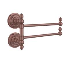 Maybe you would like to learn more about one of these? Allied Brass Que New Collection 2 Swing Arm Towel Rail In Antique Copper Qn Gtb 2 Ca The Home Depot