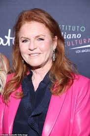 EMILY PRESCOTT: Sarah Ferguson 'confused' over goddaughter's wedding photos  as she 'bagged a seat'