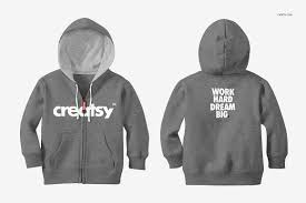 Kids Hoodie Zip Up Mockup Set Hoodies Hoodie Mockup Kids Hoodie