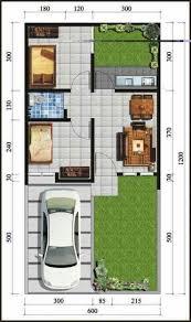 Desain rumah ukuran 6x12 1 lantai. Koleksi Denah Rumah Minimalis Ukuran 6x12 Meter