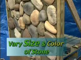 Browse 263 river rock fireplace on houzz. Trilite Stone River Stone Installation Youtube