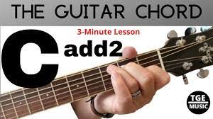 Cadd2 // Guitar Chord - YouTube
