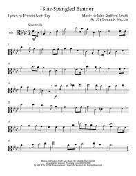 Oh, say can you see. The Star Spangled Banner Viola Sheet Music Pdf Download Sheetmusicdbs Com