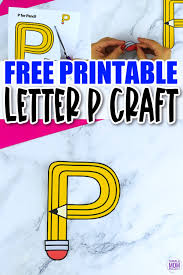 26 pdf alphabet templates in total to print. Free Printable Letter P Craft Template Simple Mom Project